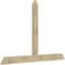 Ekena Millwork Portland Rough Sawn Timber Gable Bracket, Douglas Fir, 84"W x 56"H x 2"D x 6"F, 16/12 Pitch GBW084X56X0206POR00RDF - alternate 4